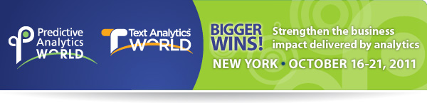Predictive Analytics World New York October 2011